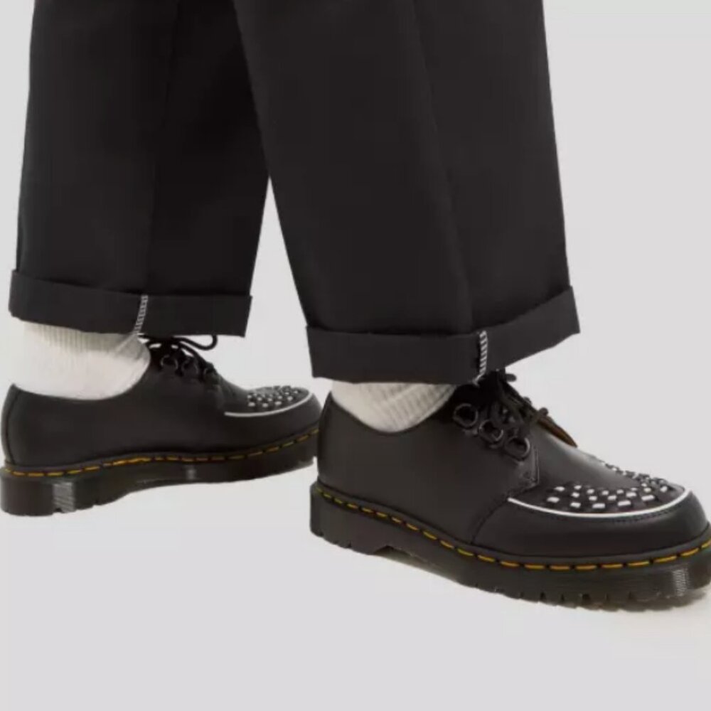 DR. MARTENS RAMSEY SMOOTH LEATHER CREEPERS MSRP$210 CHIC & UNIQUE